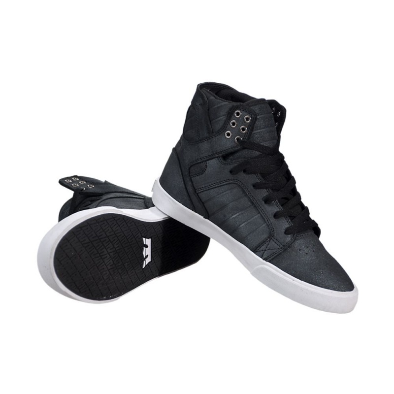 Supra SkyTop Höga Dam Svarta | WAXLI3042