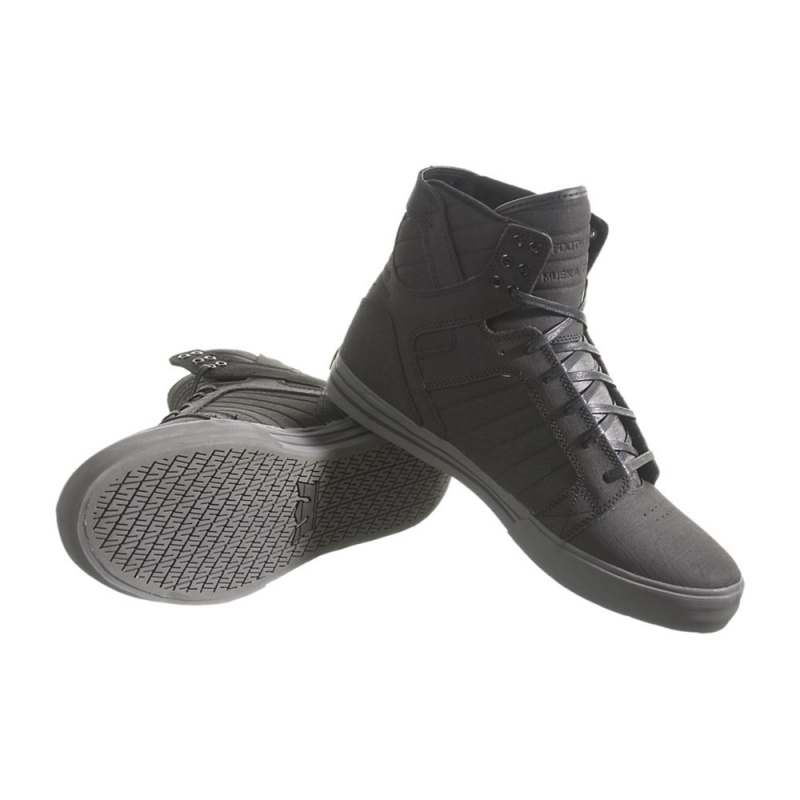 Supra SkyTop Höga Dam Svarta | YFHGB2456