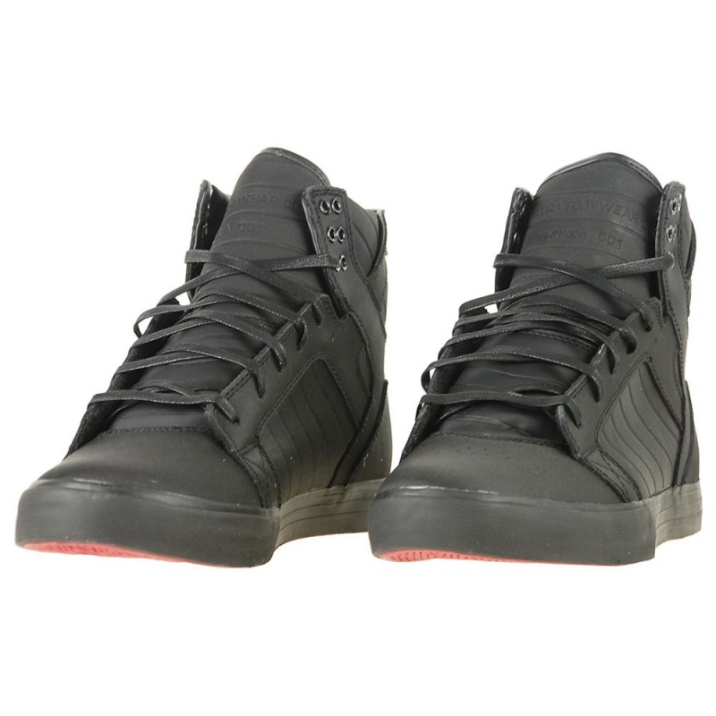 Supra SkyTop Höga Dam Svarta | ZJUXF1052