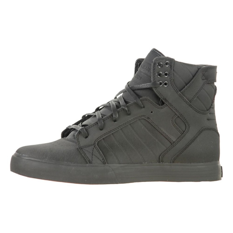 Supra SkyTop Höga Dam Svarta | ZJUXF1052