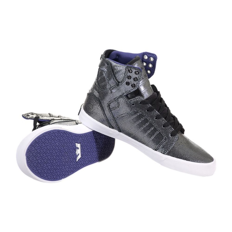 Supra SkyTop Höga Dam Svarta | ZRYIC4560