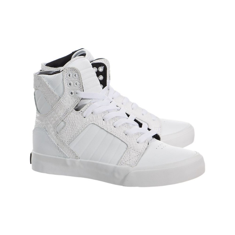 Supra SkyTop Höga Dam Vita | BORNC3167