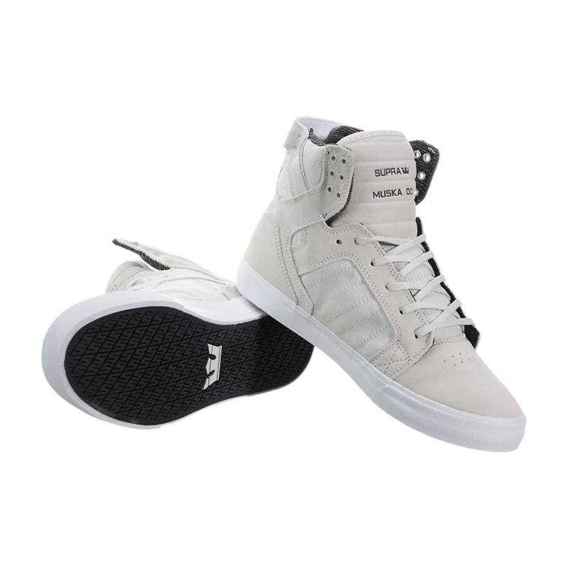 Supra SkyTop Höga Herr Grå | CQITZ8791