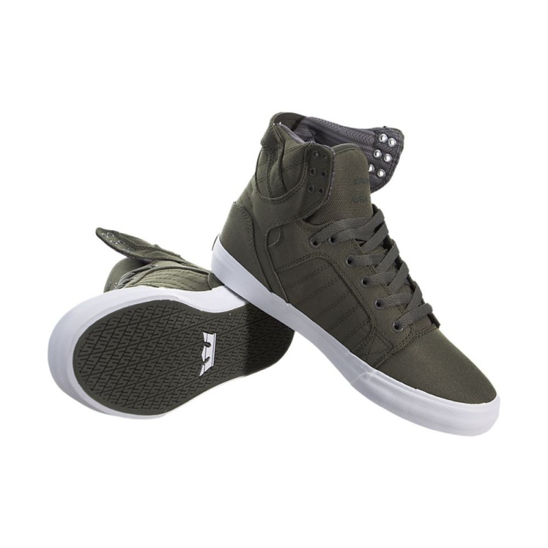 Supra SkyTop Höga Herr Gröna | IVBDA7582