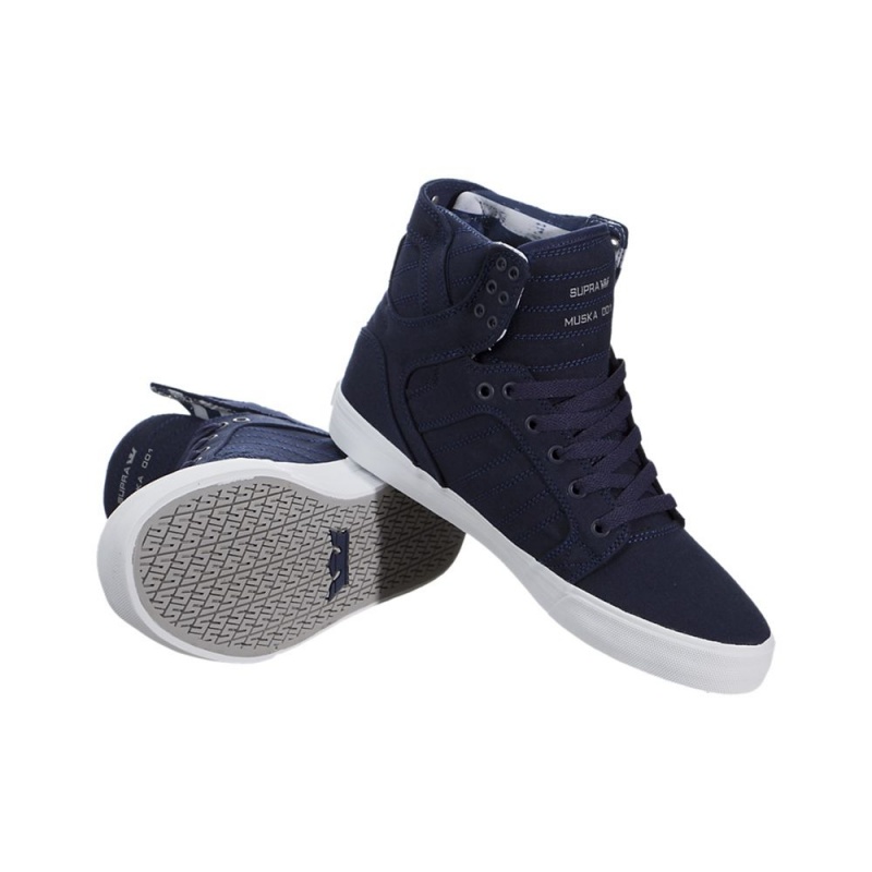 Supra SkyTop Höga Herr Marinblå | PWUTD4123