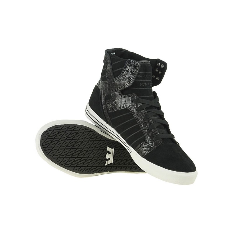 Supra SkyTop Höga Herr Svarta | WMSPA8957