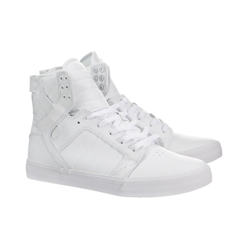 Supra SkyTop Höga Herr Vita | ZJCXD3687