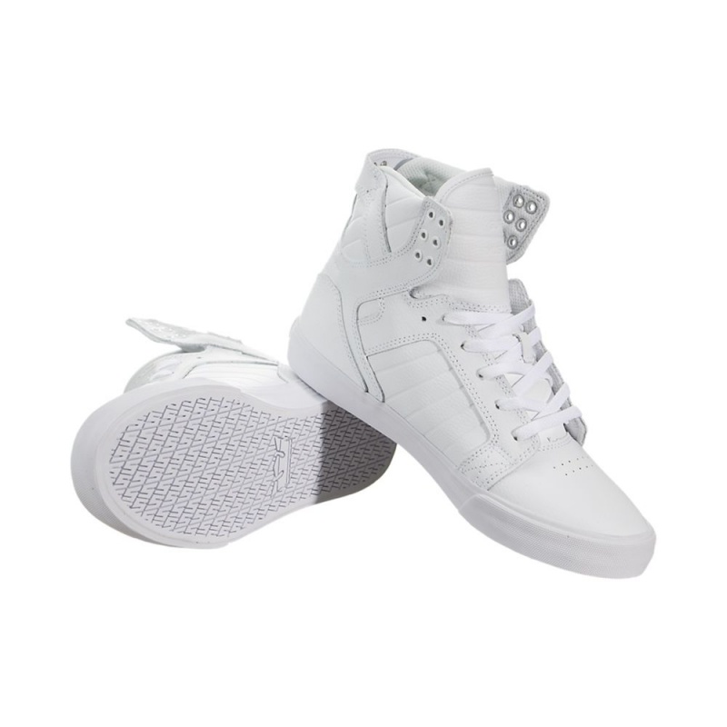 Supra SkyTop Höga Herr Vita | ZJCXD3687