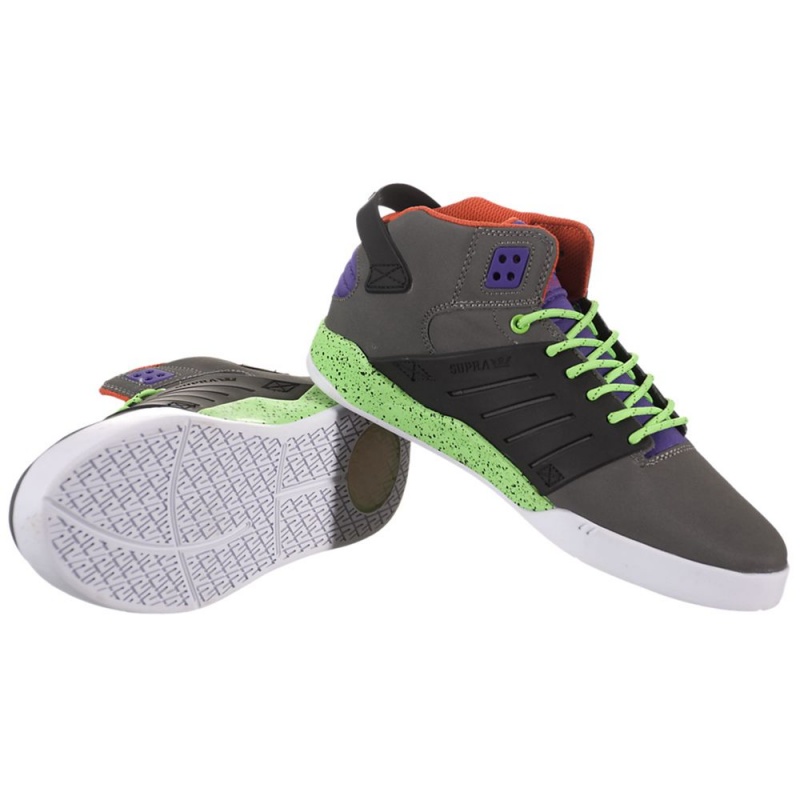 Supra SkyTop III Skateskor Dam Grå Svarta | UYCRW4382