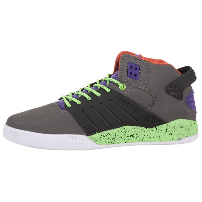 Supra SkyTop III Skateskor Herr Grå Svarta | KMRDE5062