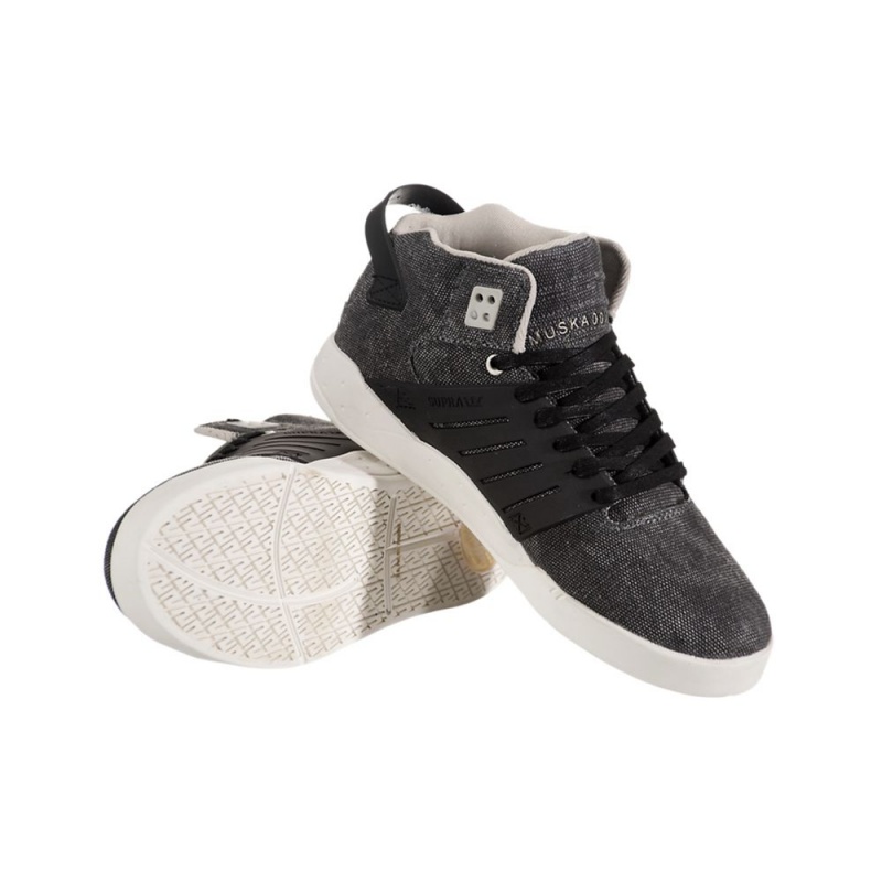 Supra SkyTop III Skateskor Herr Grå Svarta | SJTZM9407