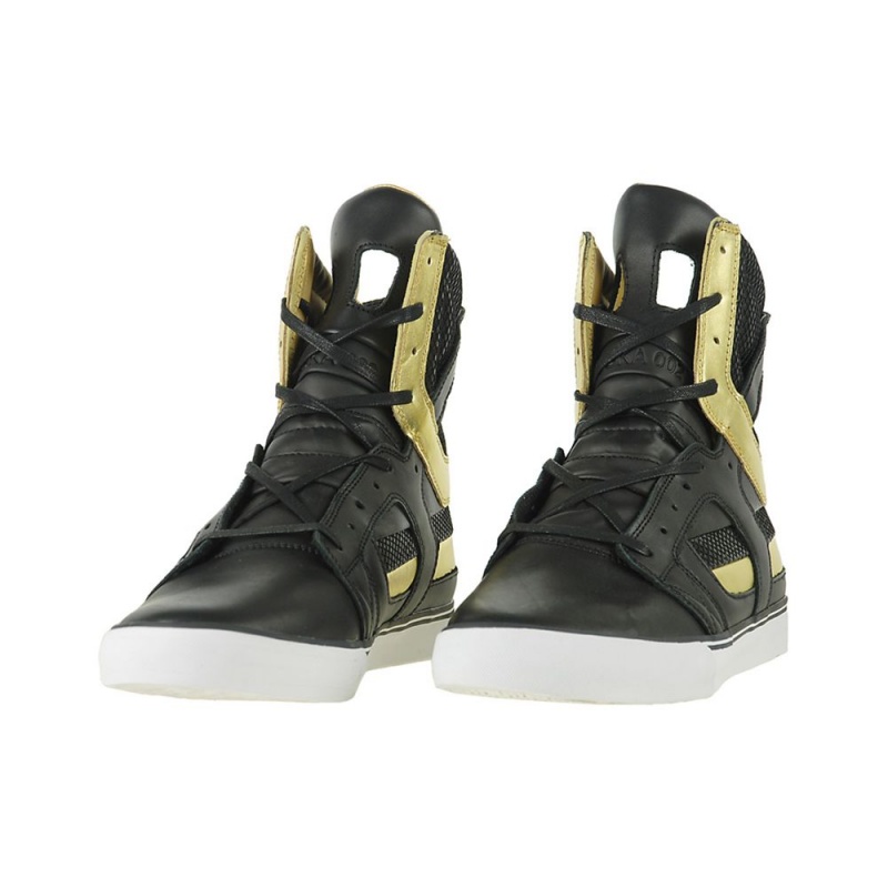 Supra SkyTop II Höga Dam Svarta Guld | OTVRW2103