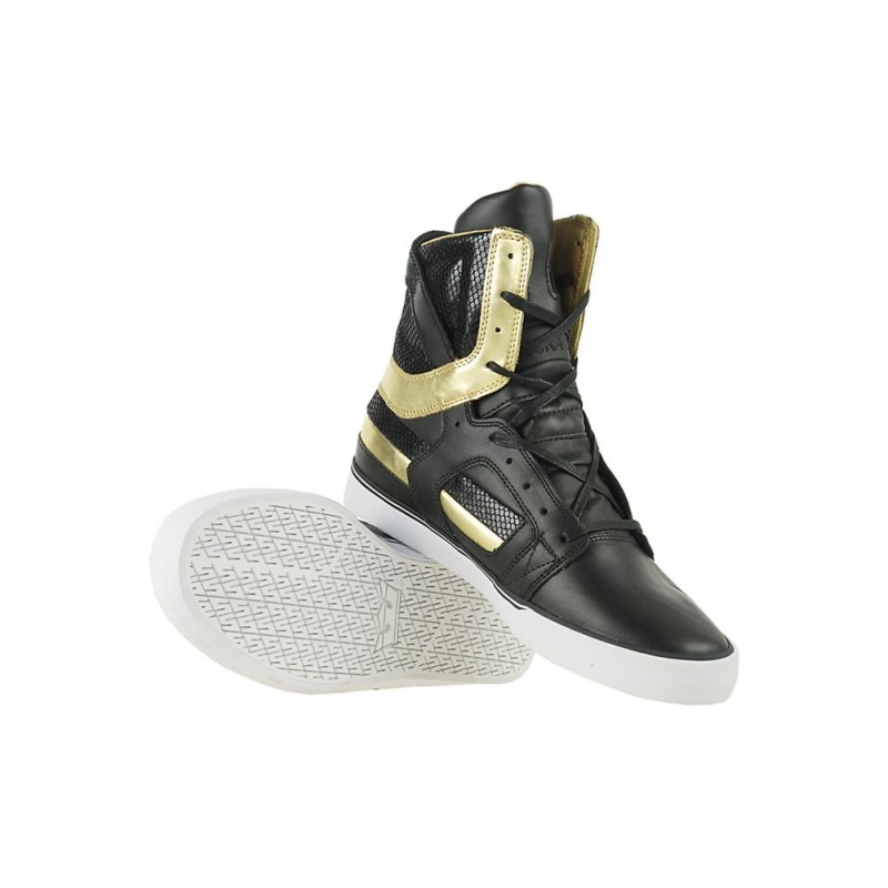 Supra SkyTop II Höga Dam Svarta Guld | OTVRW2103