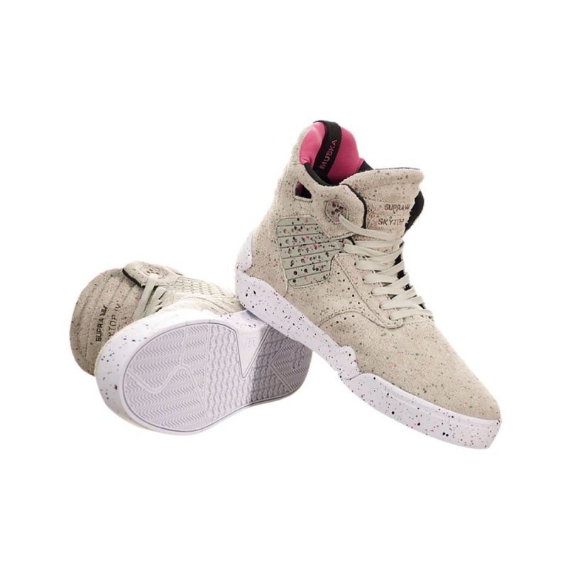 Supra SkyTop IV Höga Dam Khaki | CLXQR6325