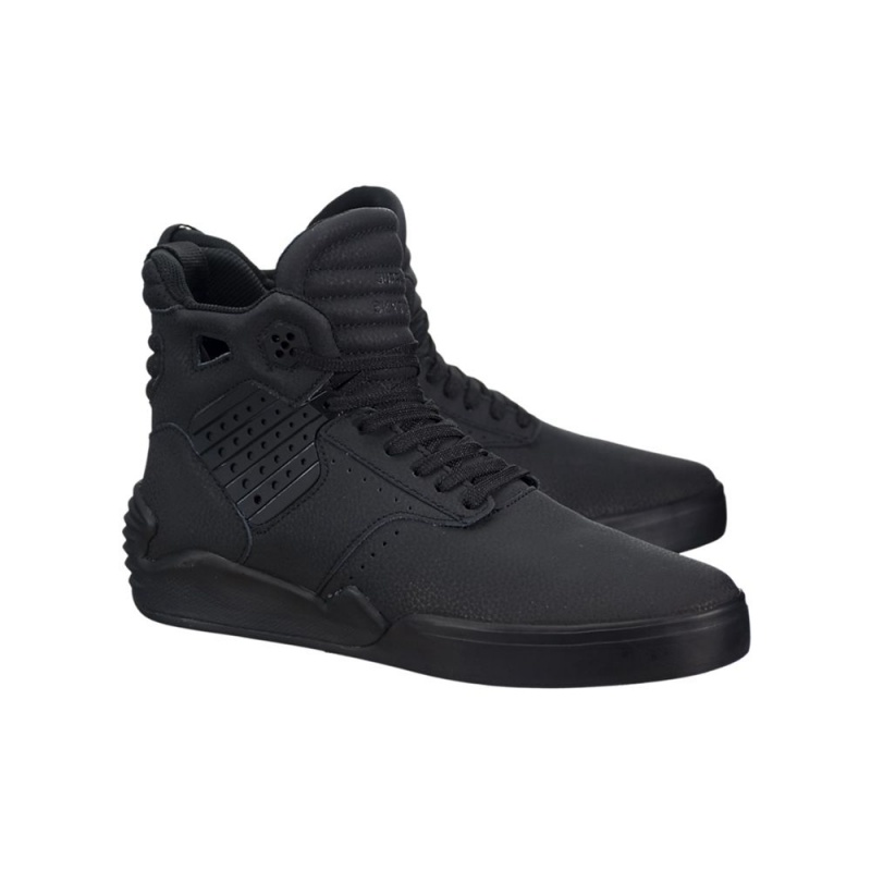 Supra SkyTop IV Höga Herr Svarta | UXQAJ8241