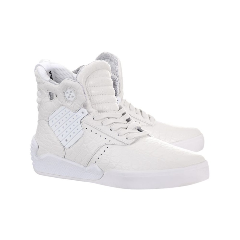 Supra SkyTop IV Höga Herr Vita | FRACJ8720