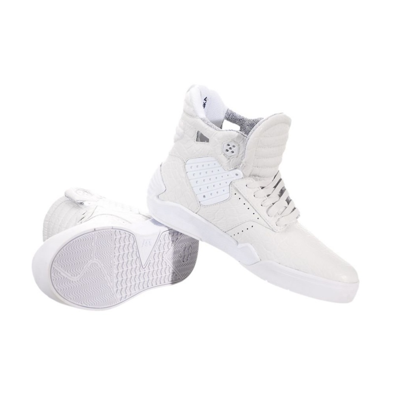 Supra SkyTop IV Höga Herr Vita | FRACJ8720