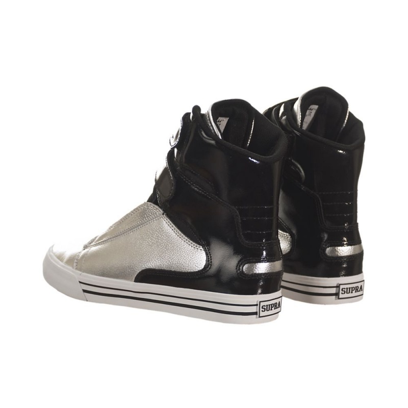 Supra Society II Höga Dam Svarta Silver | LJSIN2846