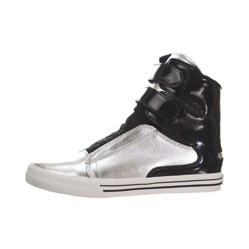 Supra Society II Höga Dam Svarta Silver | LJSIN2846