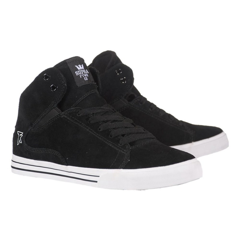 Supra Society Mid Skateskor Dam Svarta | RABYT8143