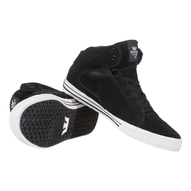 Supra Society Mid Skateskor Dam Svarta | RABYT8143