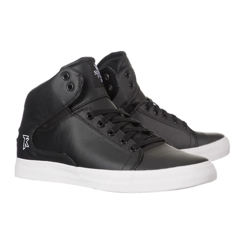 Supra Society Mid Skateskor Dam Svarta | XQMIS4157