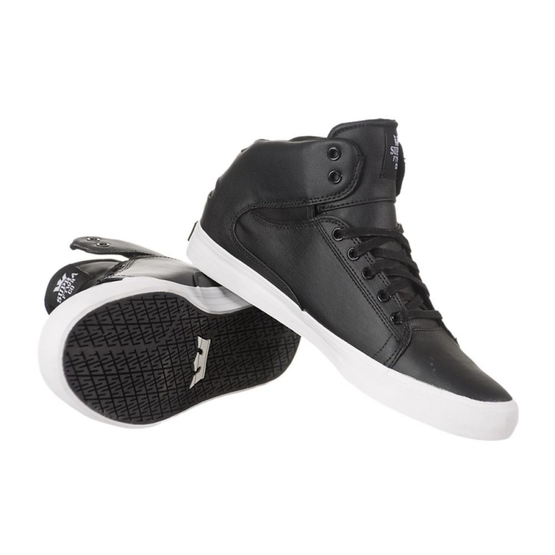 Supra Society Mid Skateskor Dam Svarta | XQMIS4157