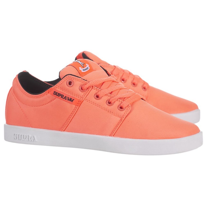 Supra Stacks Låga Dam Orange | KFAIP4930