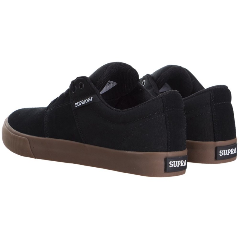 Supra Stacks Vulc II Låga Dam Svarta | IBYCD8137