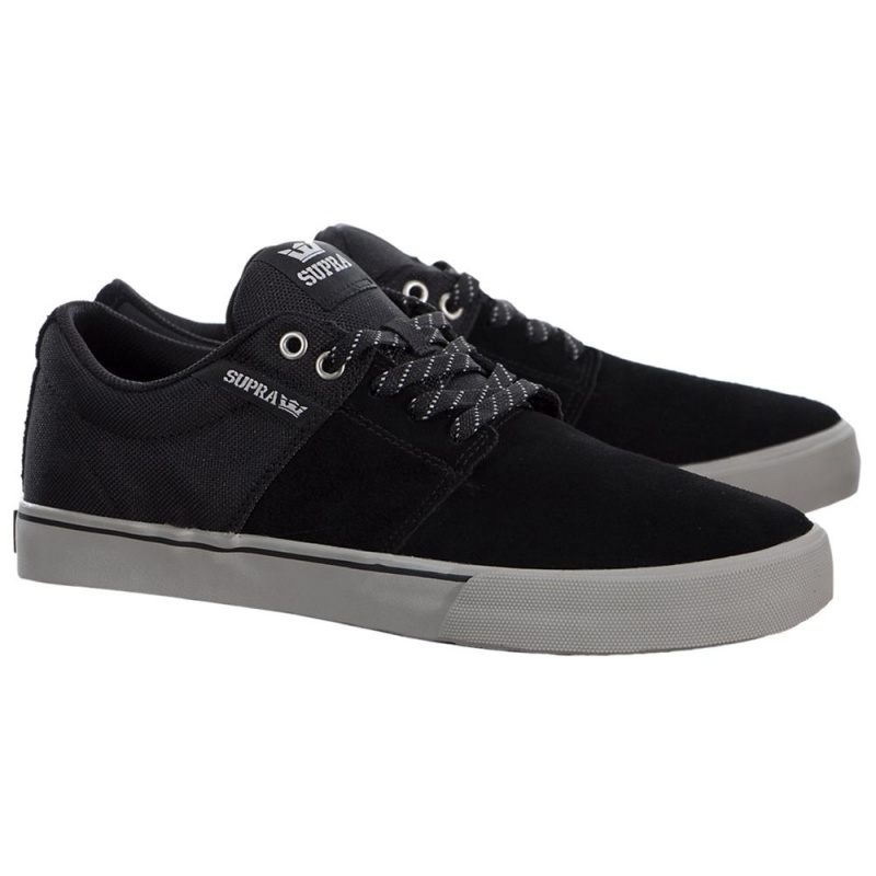 Supra Stacks Vulc II Låga Herr Svarta | WXUYC3841