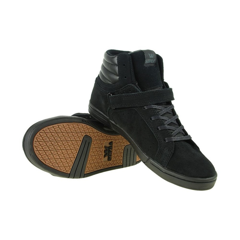 Supra Suprano High Höga Dam Svarta | ZQKJV3620